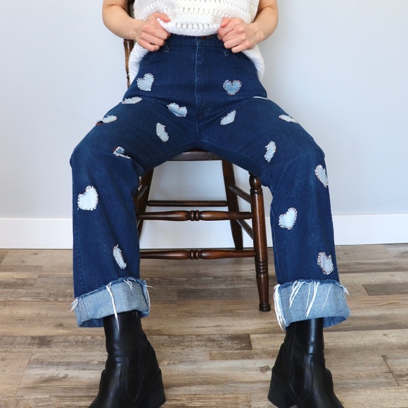 Vintage Heart Jeans - Picture 3 of 3